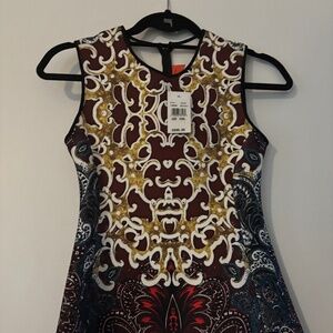 Clover Canyon Sleeveless Peplum Top (Scuba Fabric)